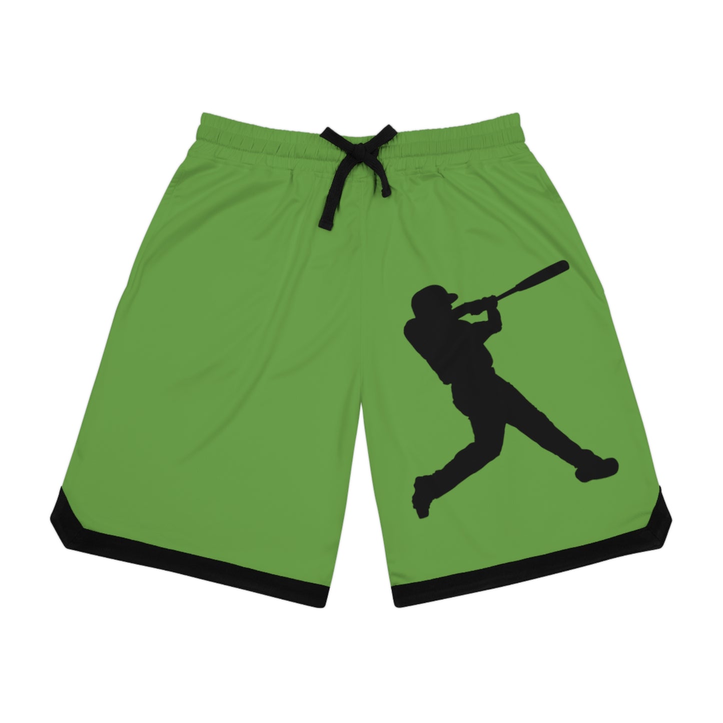 Basketball Rib Shorts: Baseball Green