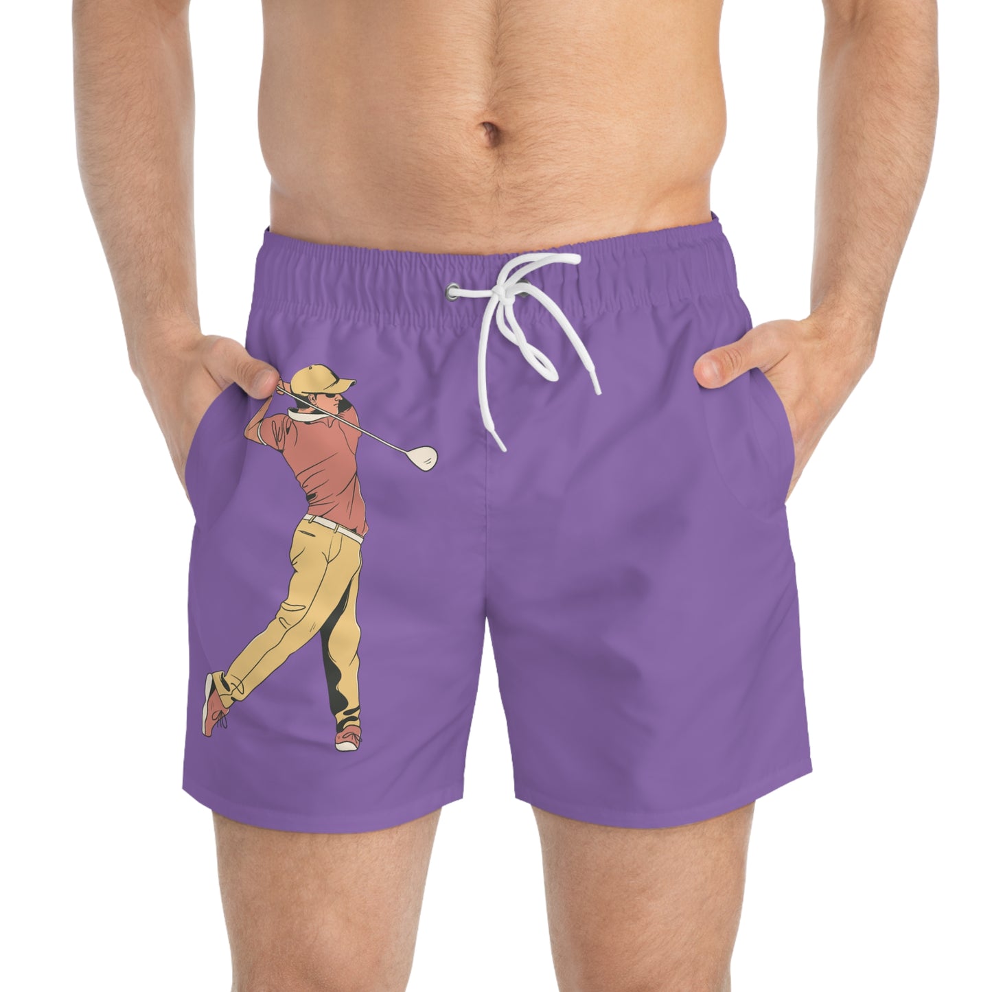 Swim Trunks: Golf Lite Purple