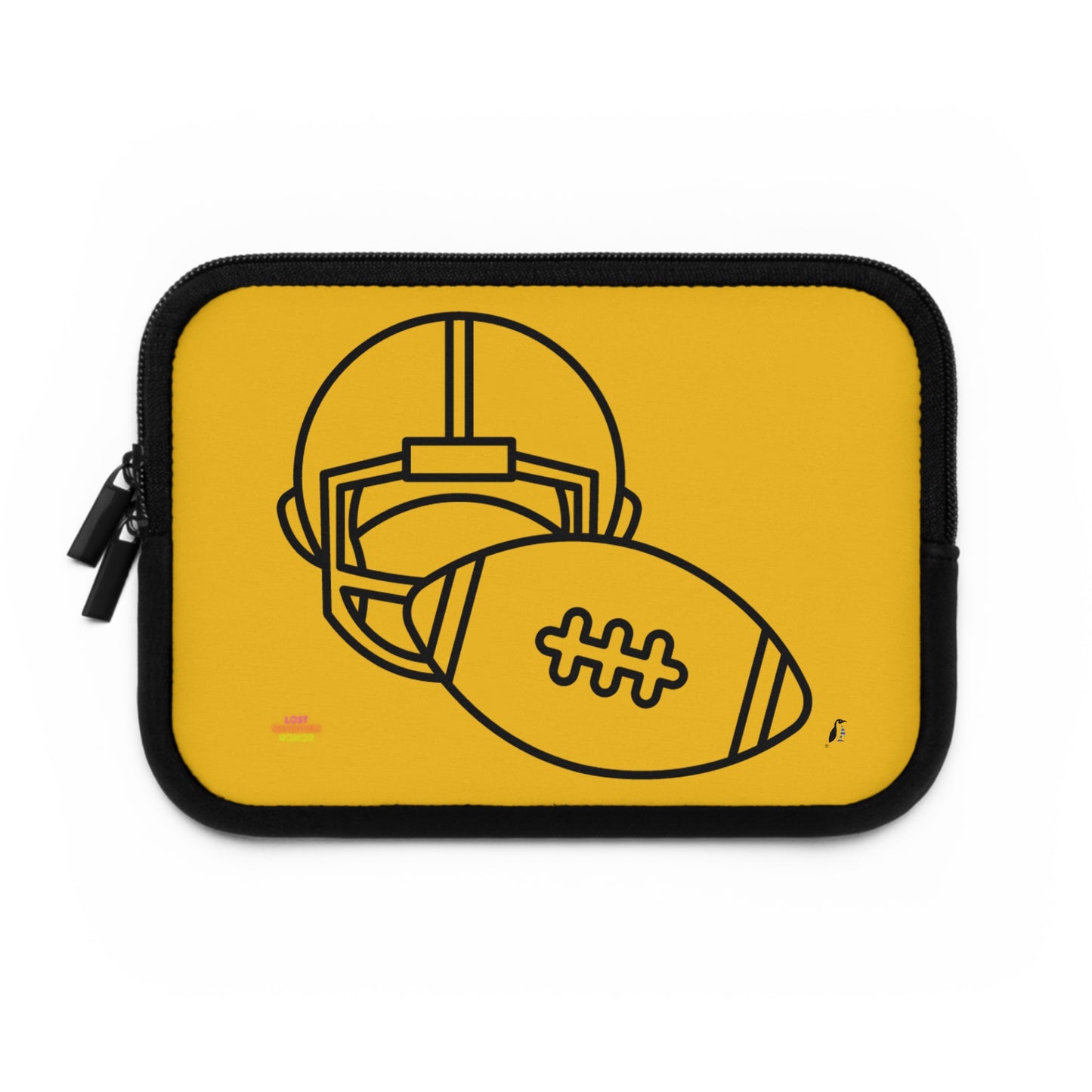 Laptop Sleeve: Football Yellow