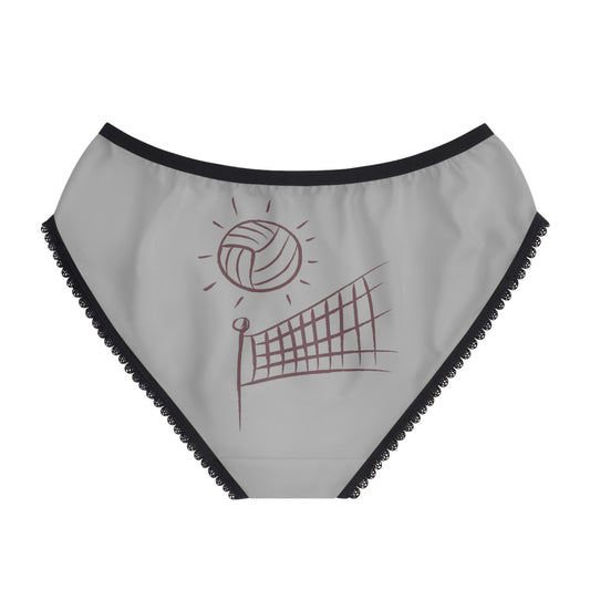 Women's Briefs: Volleyball Lite Grey