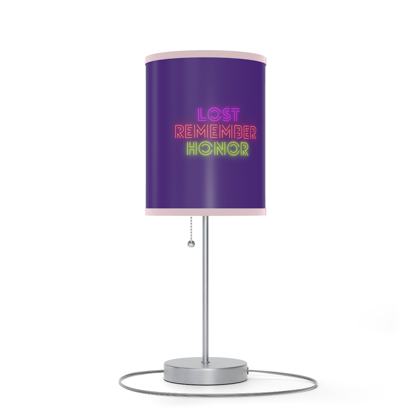 Lamp on a Stand, US|CA plug: Fight Cancer Purple