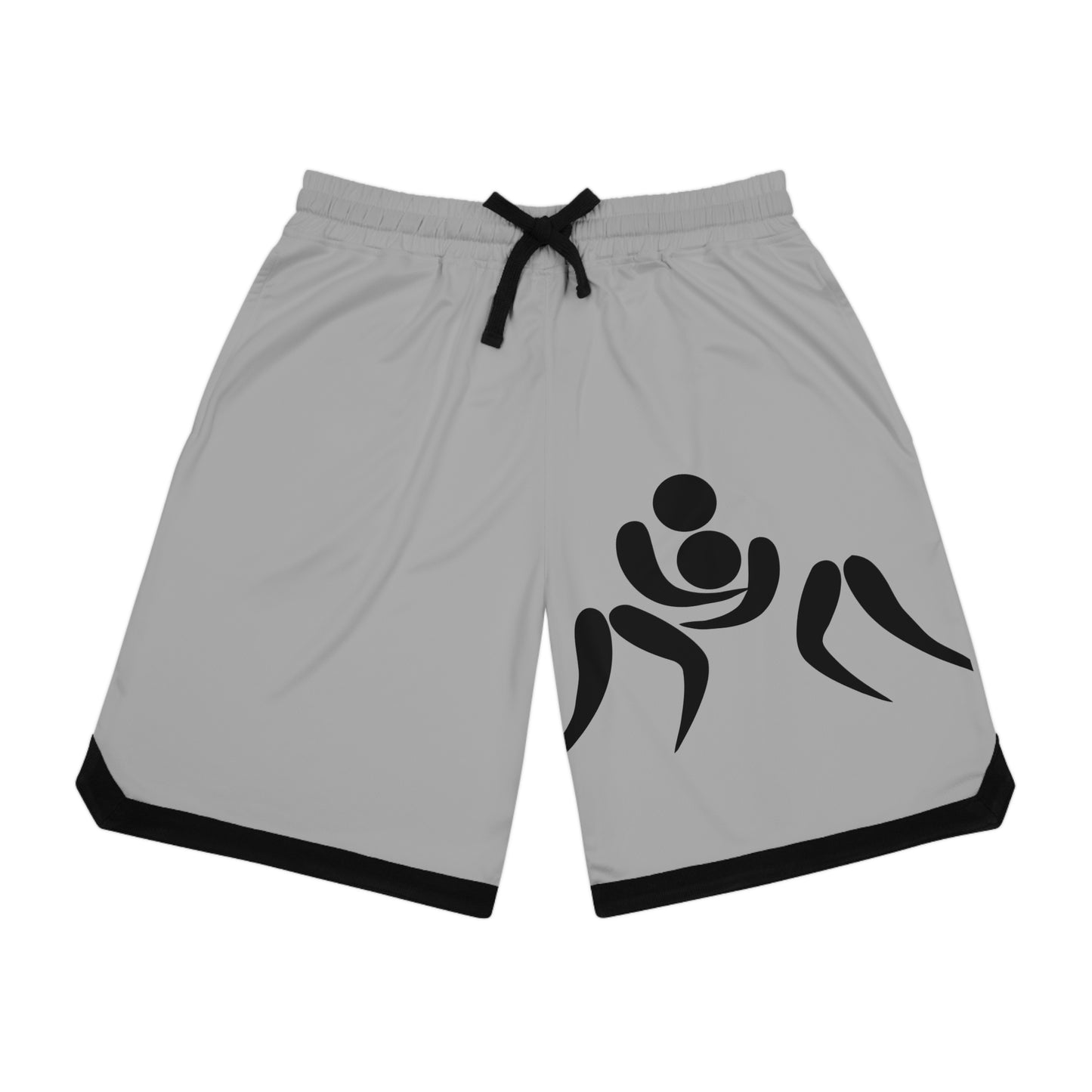 Basketball Rib Shorts: Wrestling Lite Gray