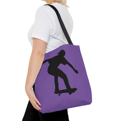 Tote Bag: Skateboarding Lite Purple