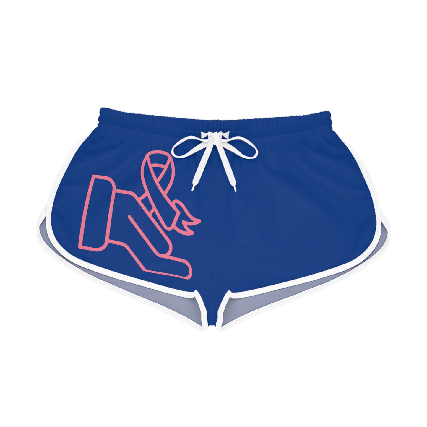 Women's Relaxed Shorts: Fight Cancer Dark Blue