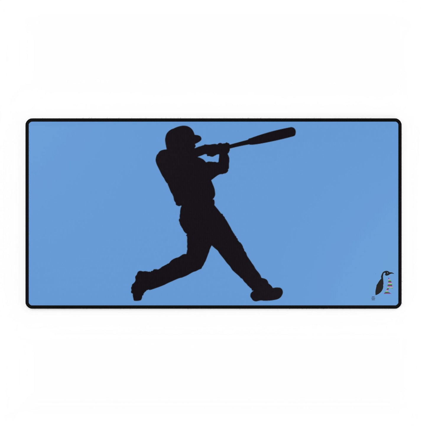 Desk Mats: Baseball Lite Blue