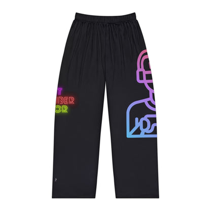 Women's Pajama Pants: Gaming Black