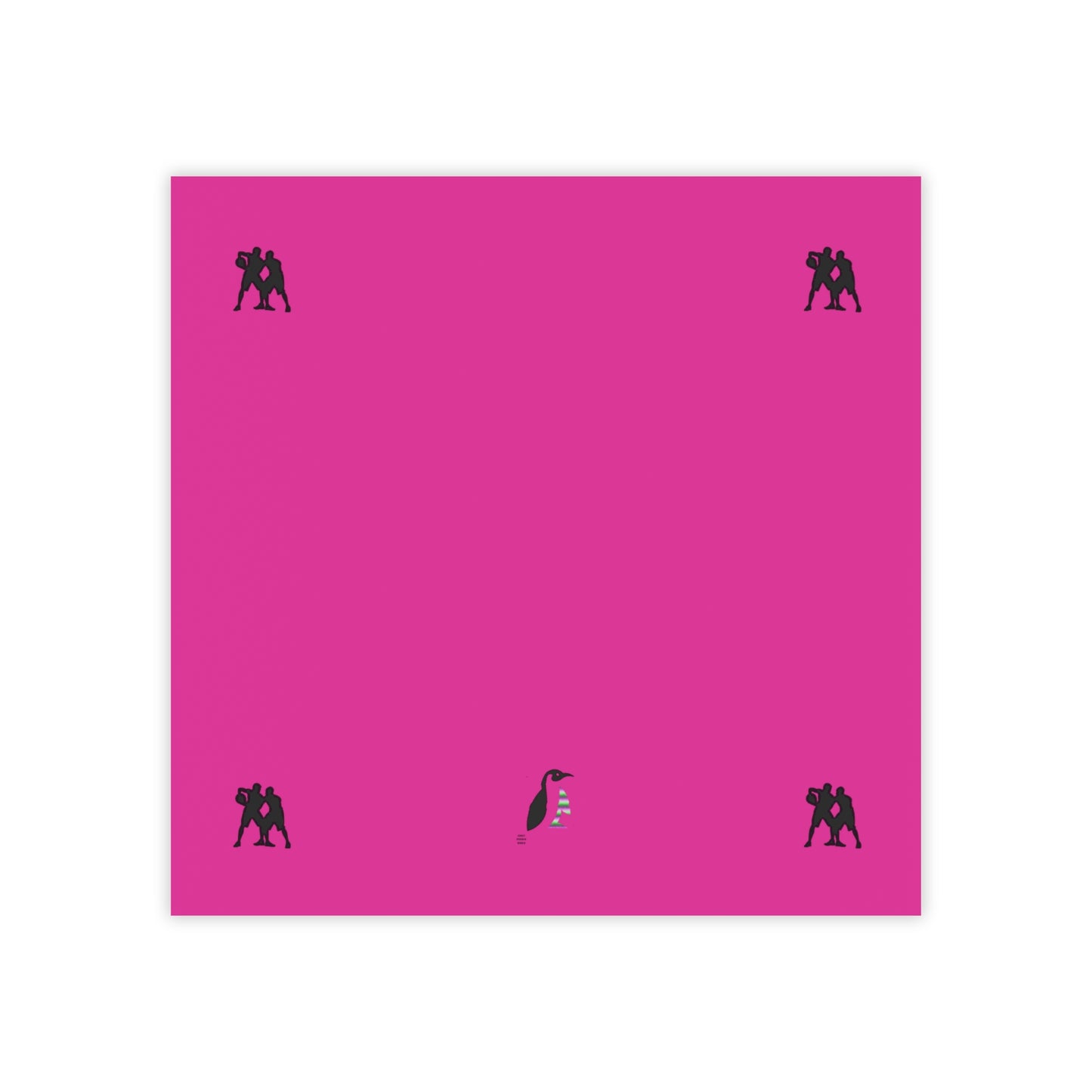 Post-it® Note Pads: Basketball Pink