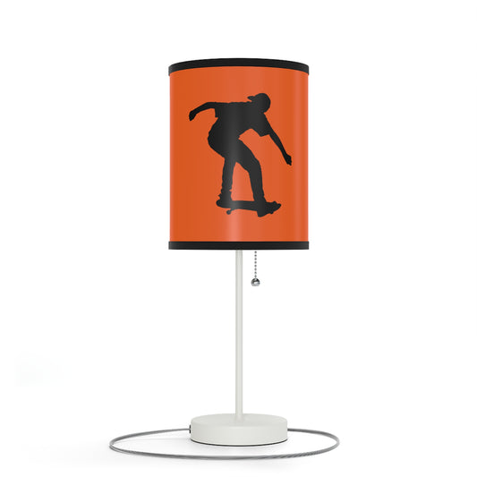 Lamp on a Stand, US|CA plug: Skateboarding Orange