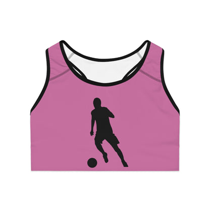 Sports Bra: Soccer Lite Pink