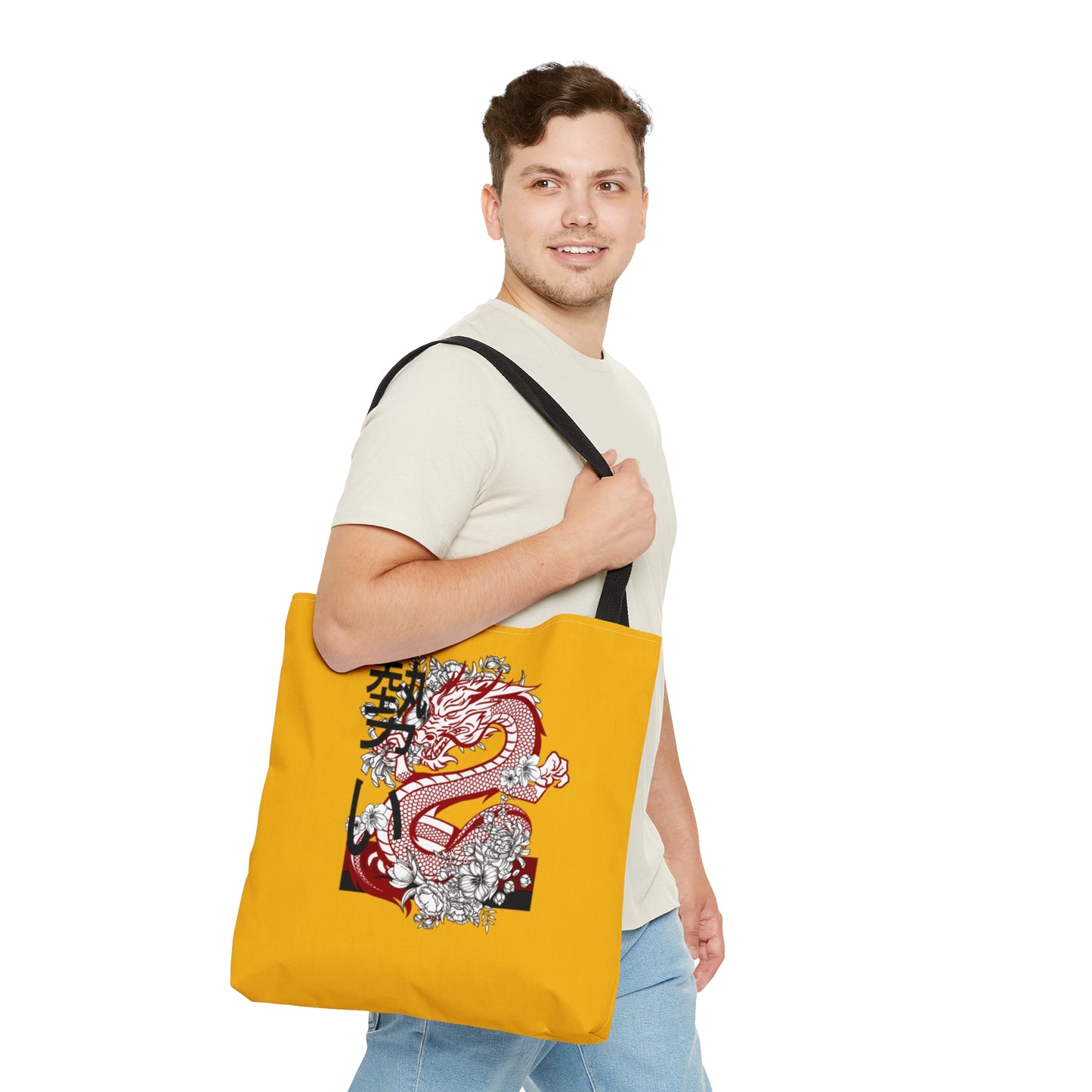 Tote Bag: Dragons Yellow