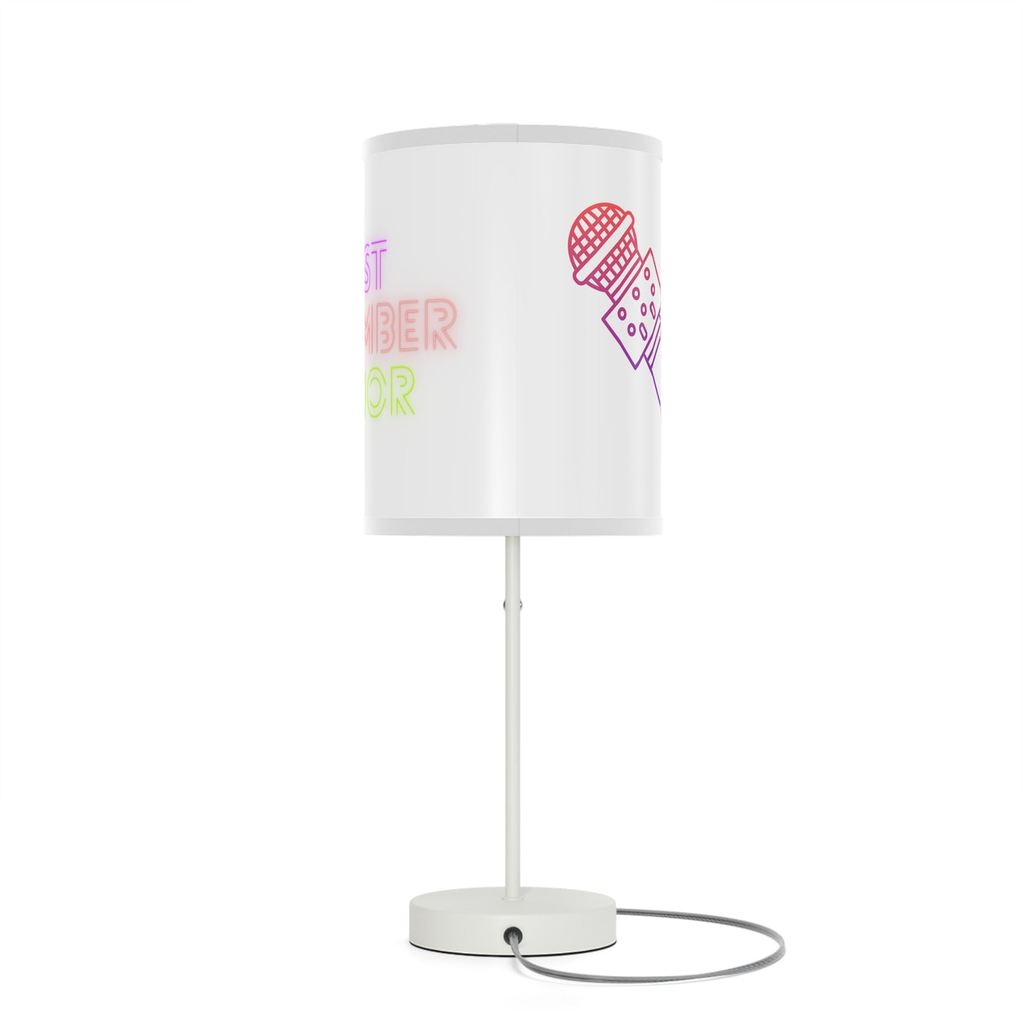 Lamp on a Stand, US|CA plug: Music White