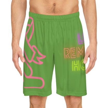 Basketball Shorts: Fight Cancer Green