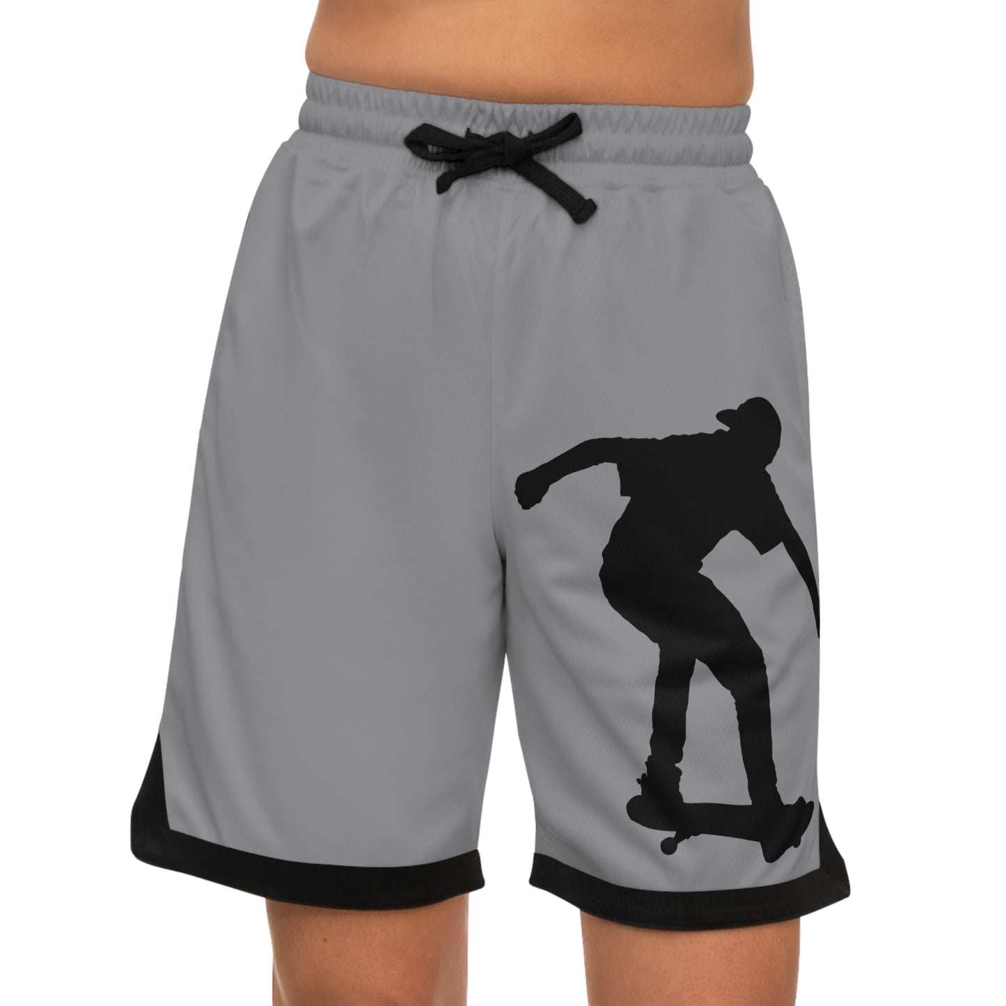 Basketball Rib Shorts: Skateboarding Grey