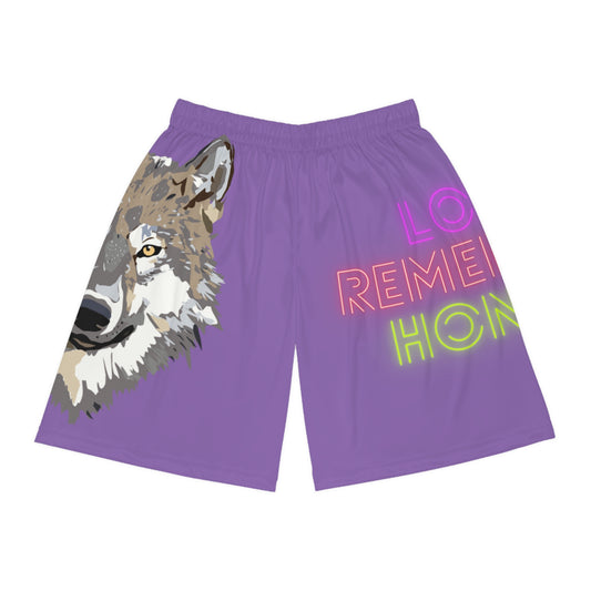 Basketball Shorts: Wolves Lite Purple