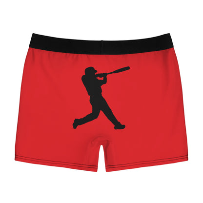 Men's Boxer Briefs: Baseball Red