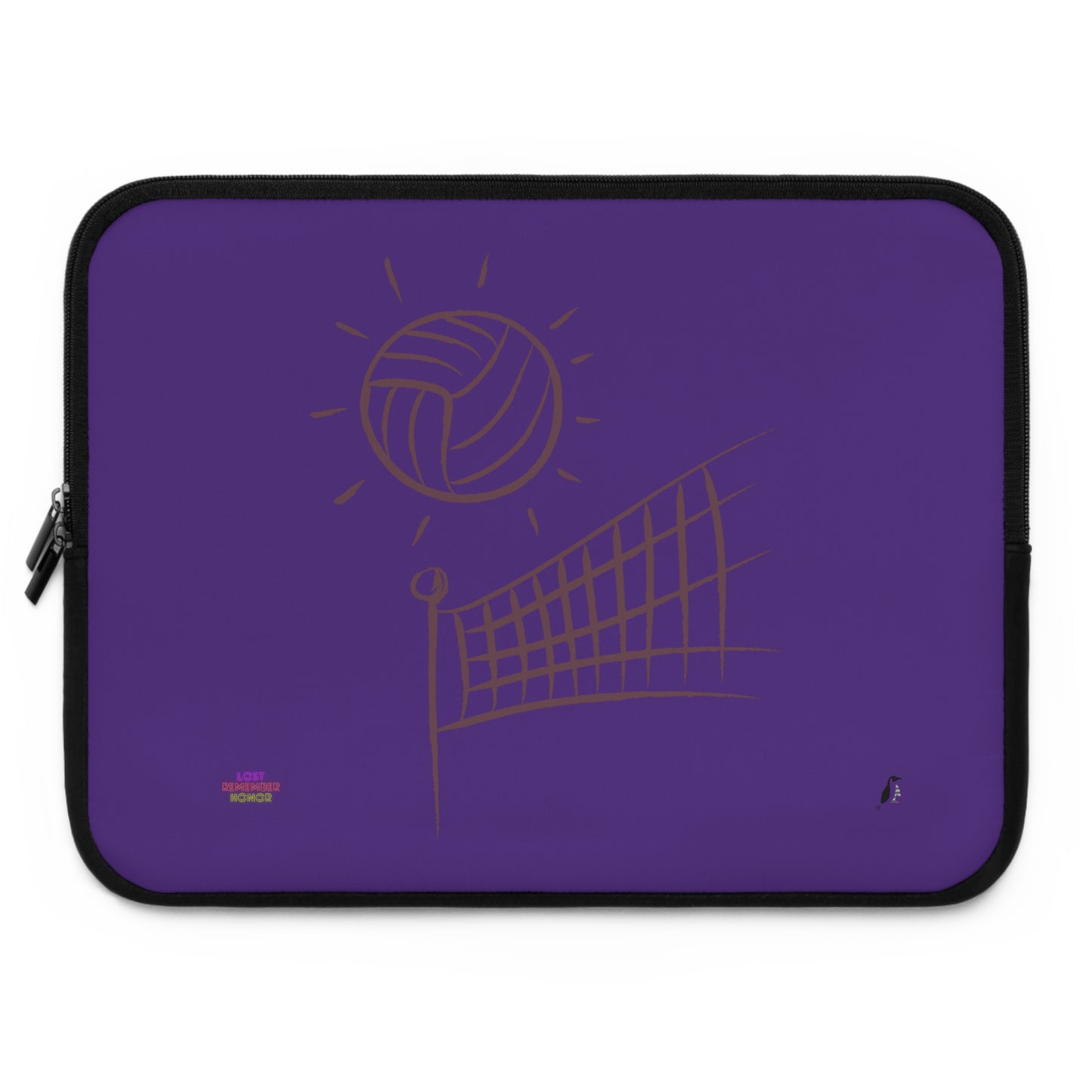 Laptop Sleeve: Volleyball Purple