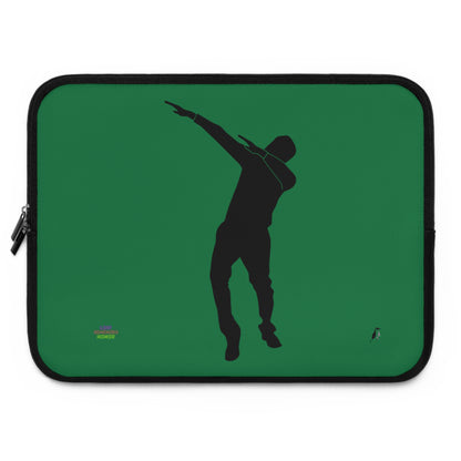 Laptop Sleeve: Dance Dark Green