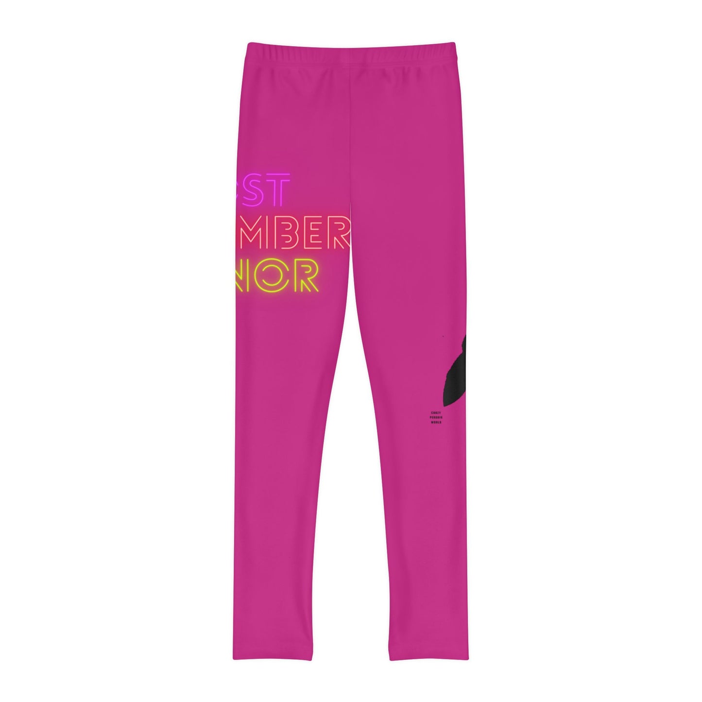 Youth Full-Length Leggings: Lost Remember Honor Pink