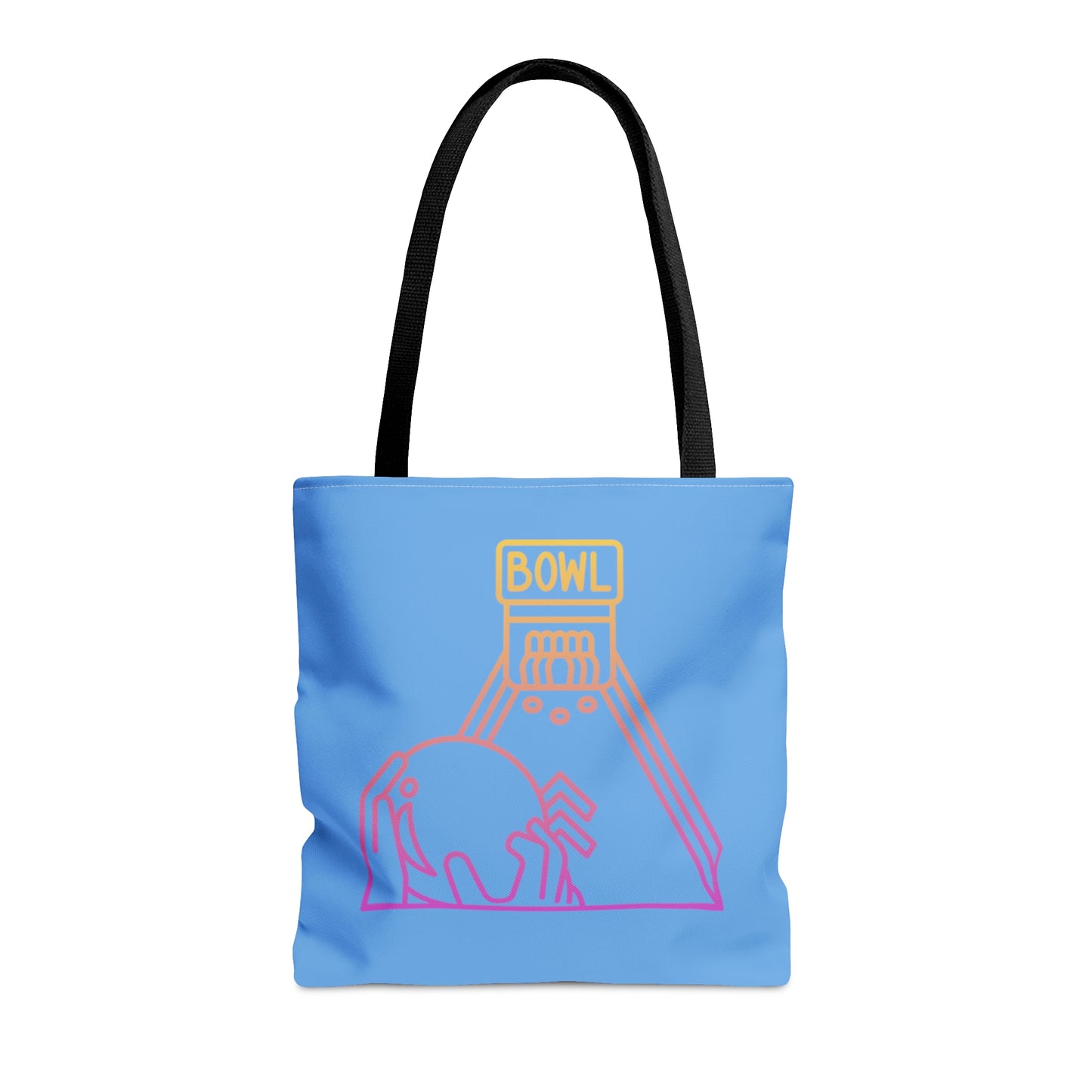 Tote Bag: Bowling Lite Blue