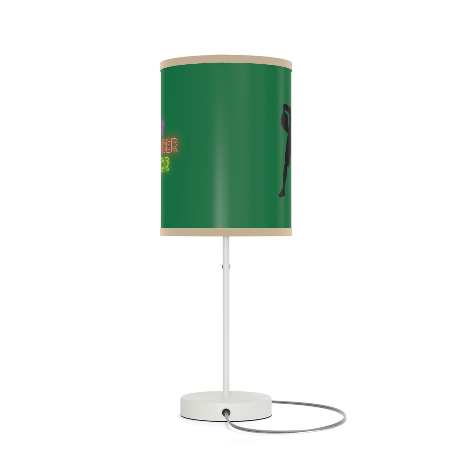 Lamp on a Stand, US|CA plug: Basketball Dark Green