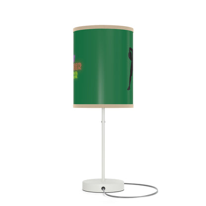 Lamp on a Stand, US|CA plug: Basketball Dark Green