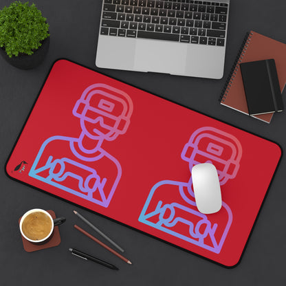 Desk Mat: Gaming Dark Red