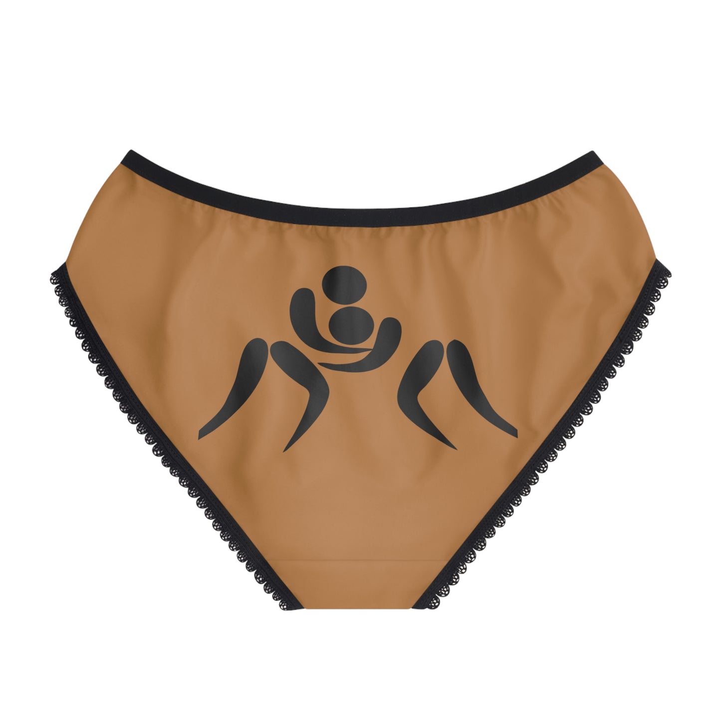 Women's Briefs: Wrestling Lite Brown