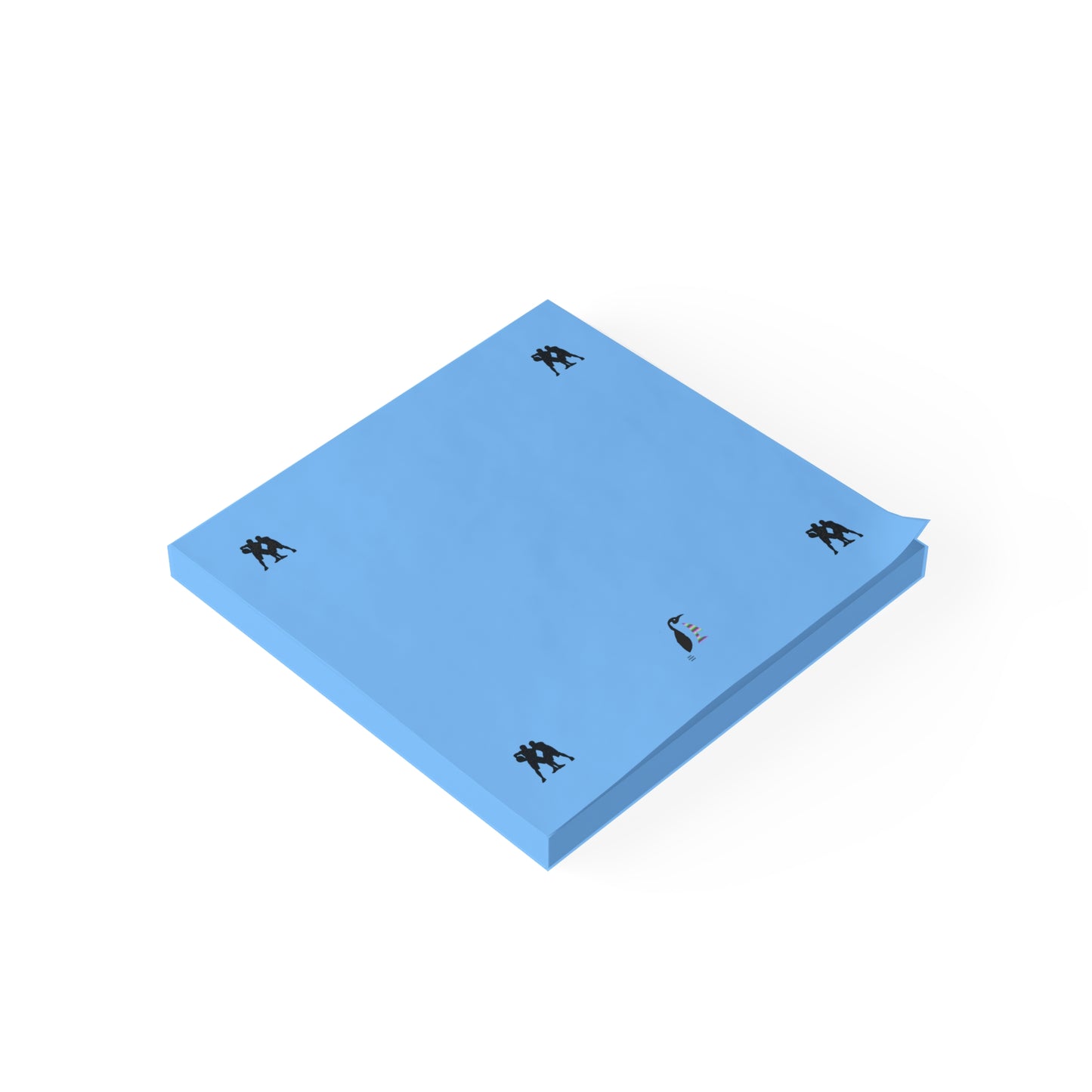 Post-it® Note Pads: Basketball Lite Blue