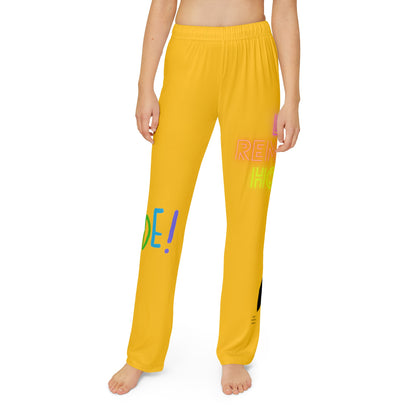 Pajama na pantalon ng mga bata: LGBTQ Pride Yellow 