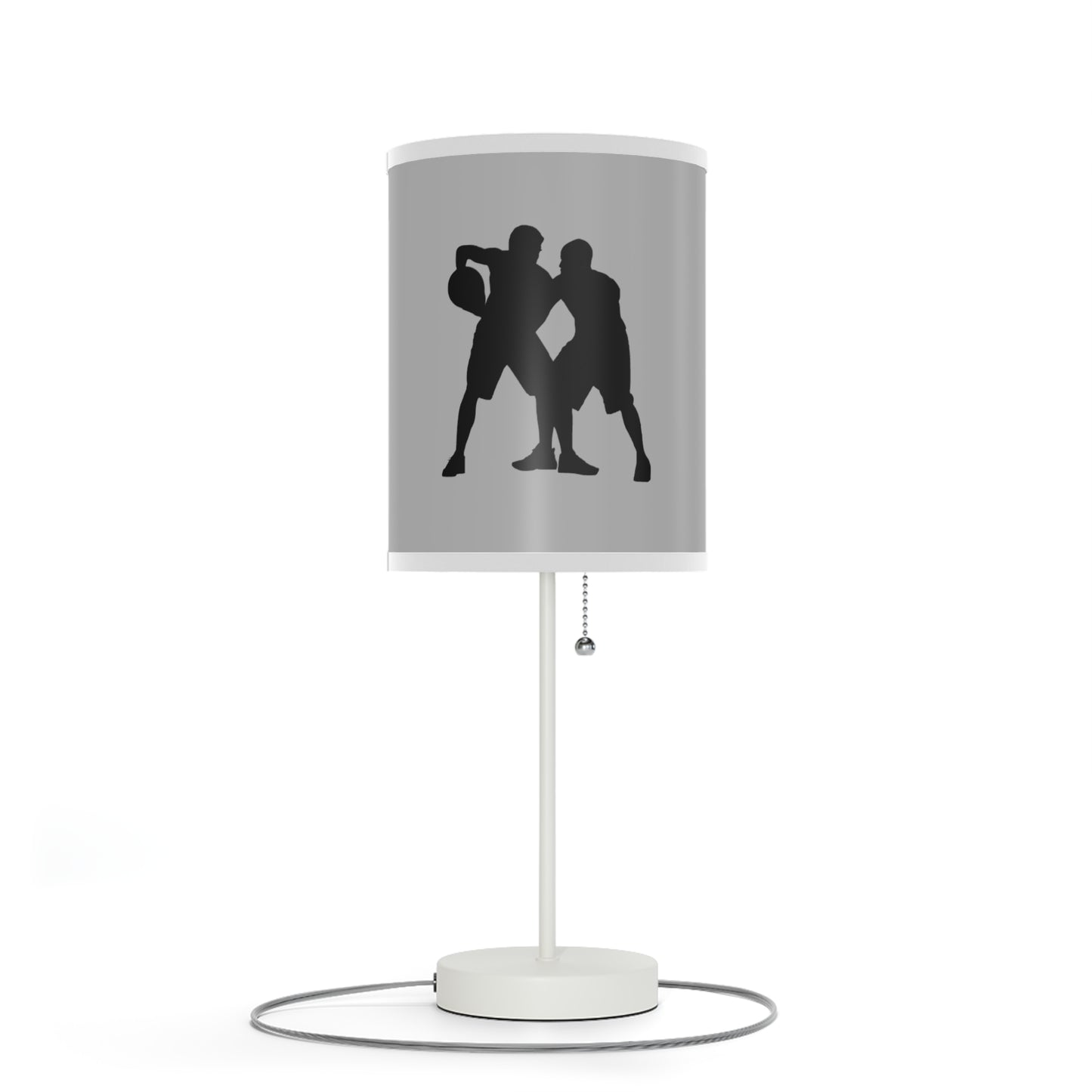 Lamp on a Stand, US|CA plug: Basketball Lite Grey 