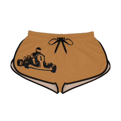 Women's Relaxed Shorts: Racing Lite Brown