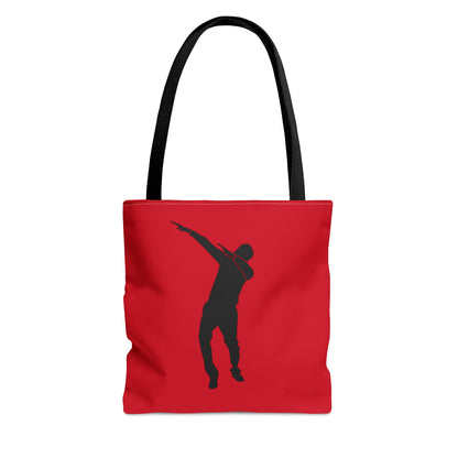 Tote Bag: Dance Dark Red