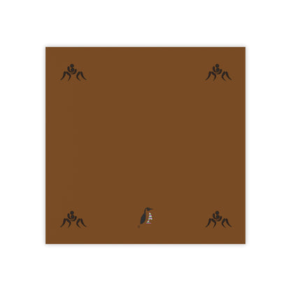 Post-it® Note Pads: Wrestling Brown