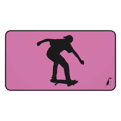 Desk Mat: Skateboarding Lite Pink