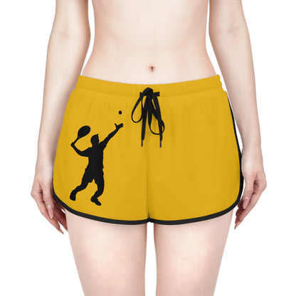 Women's Relaxed Shorts: Tennis Yellow