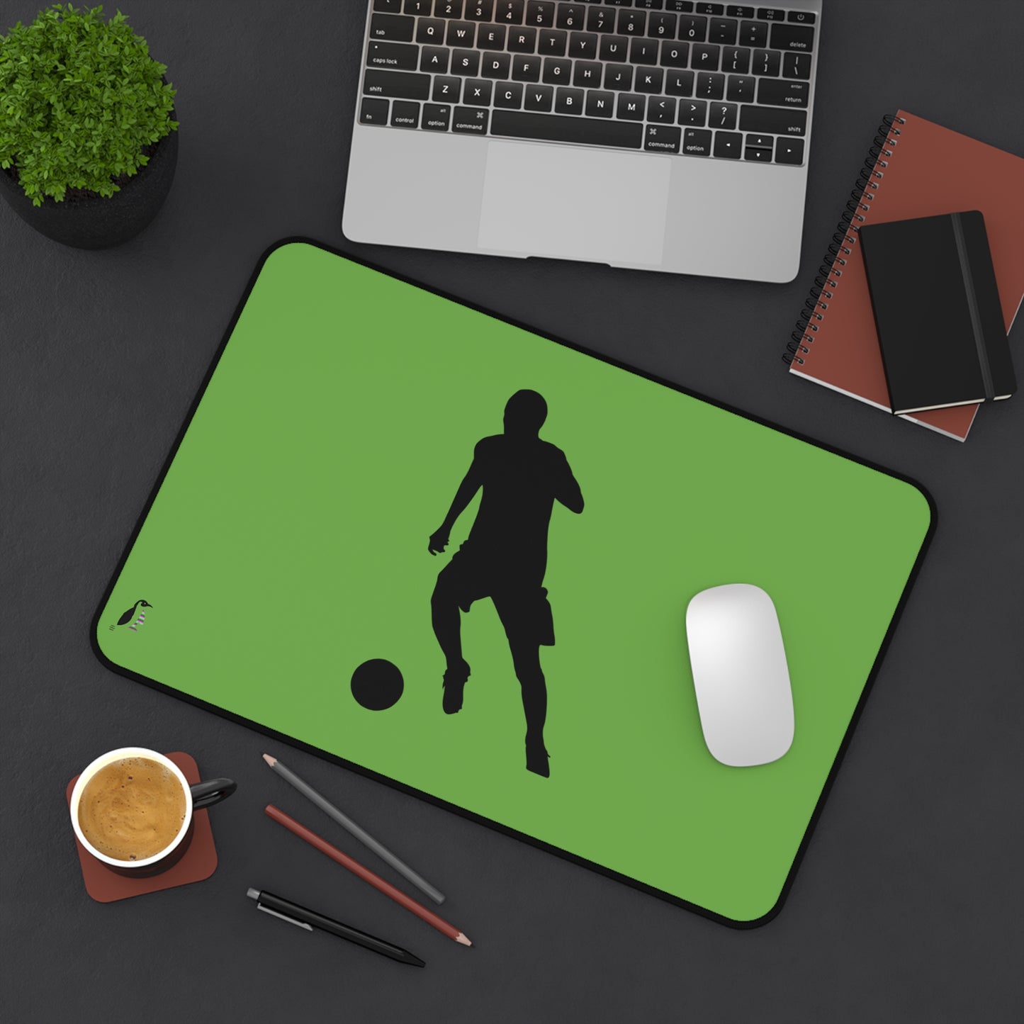 Desk Mat: Soccer Green