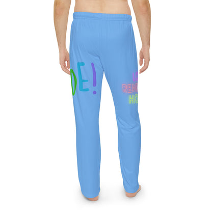 Men's Pajama Pants: LGBTQ Pride Lite Blue