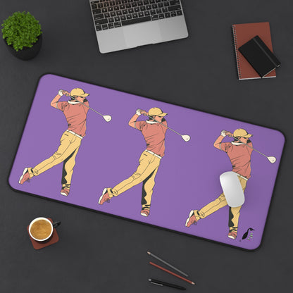 Desk Mat: Golf Lite Purple