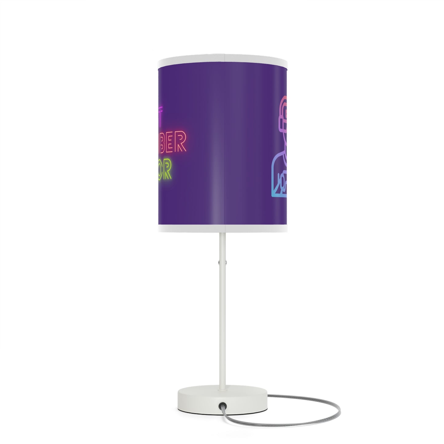 Lamp on a Stand, US|CA plug: Gaming Purple