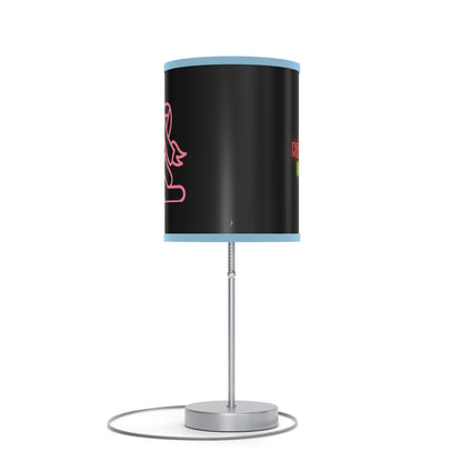 Lamp on a Stand, US|CA plug: Fight Cancer Black