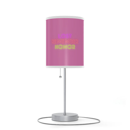 Lamp on a Stand, US|CA plug: Baseball Lite Pink