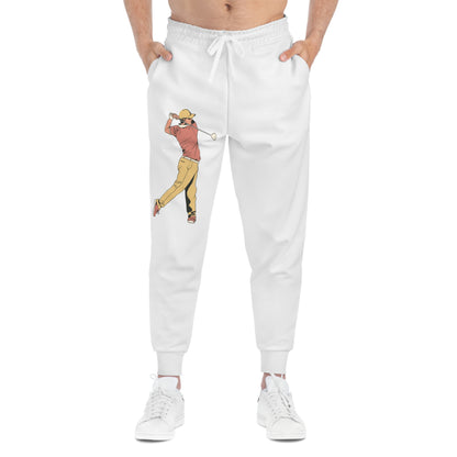 Athletic Joggers: Golf White