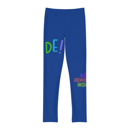 Youth Full-Length Leggings: LGBTQ Pride Dark Blue