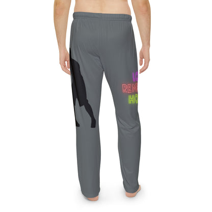 Men's Pajama Pants: Basketball Dark Grey