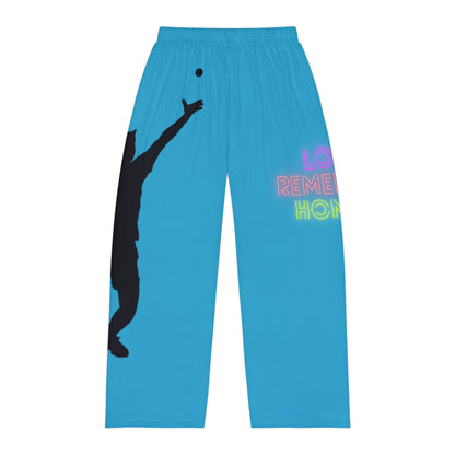 Men's Pajama Pants: Tennis Turquoise