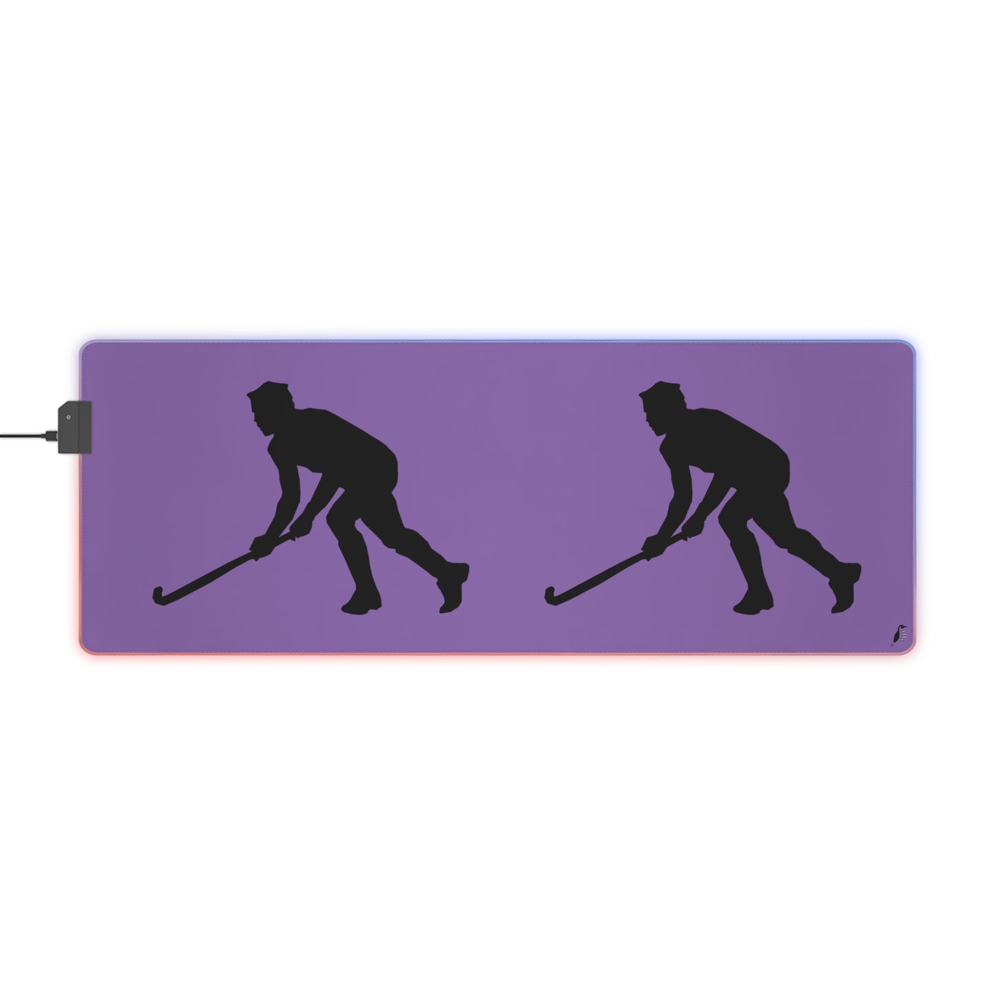 LED Gaming Mouse Pad: Hockey Lite Purple