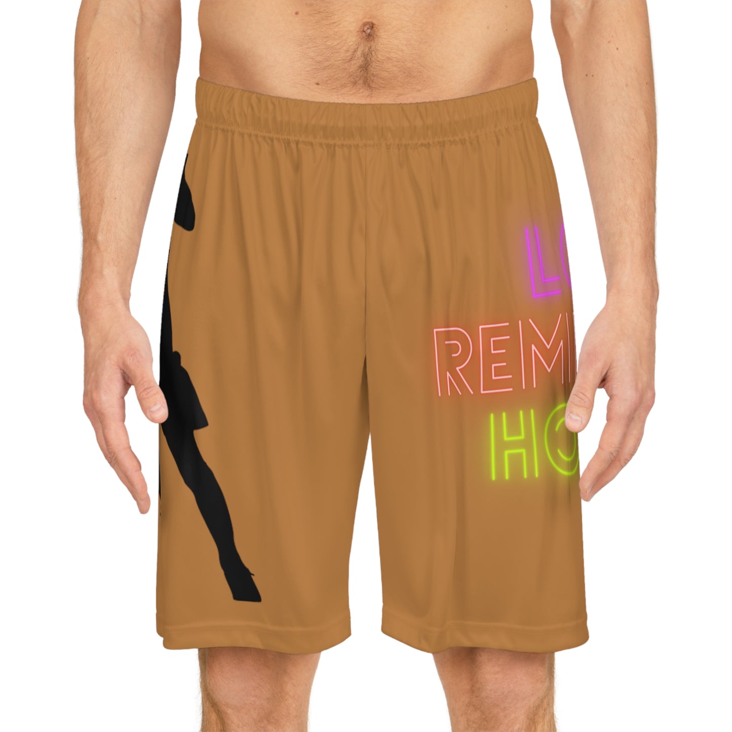 Basketball Shorts: Soccer Lite Brown