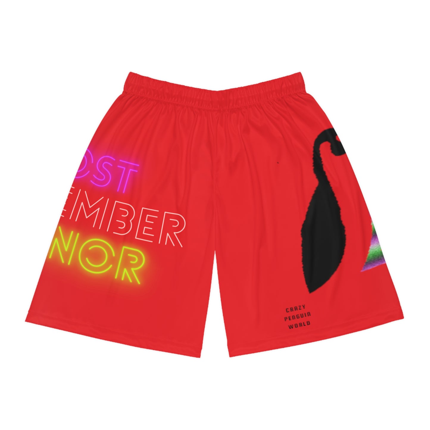 Basketball Shorts: Lost Remember Honor Red