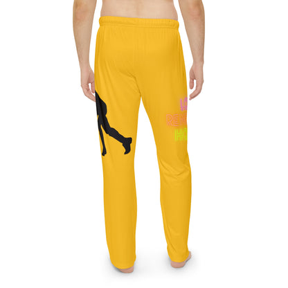 Men's Pajama Pants: Hockey Yellow