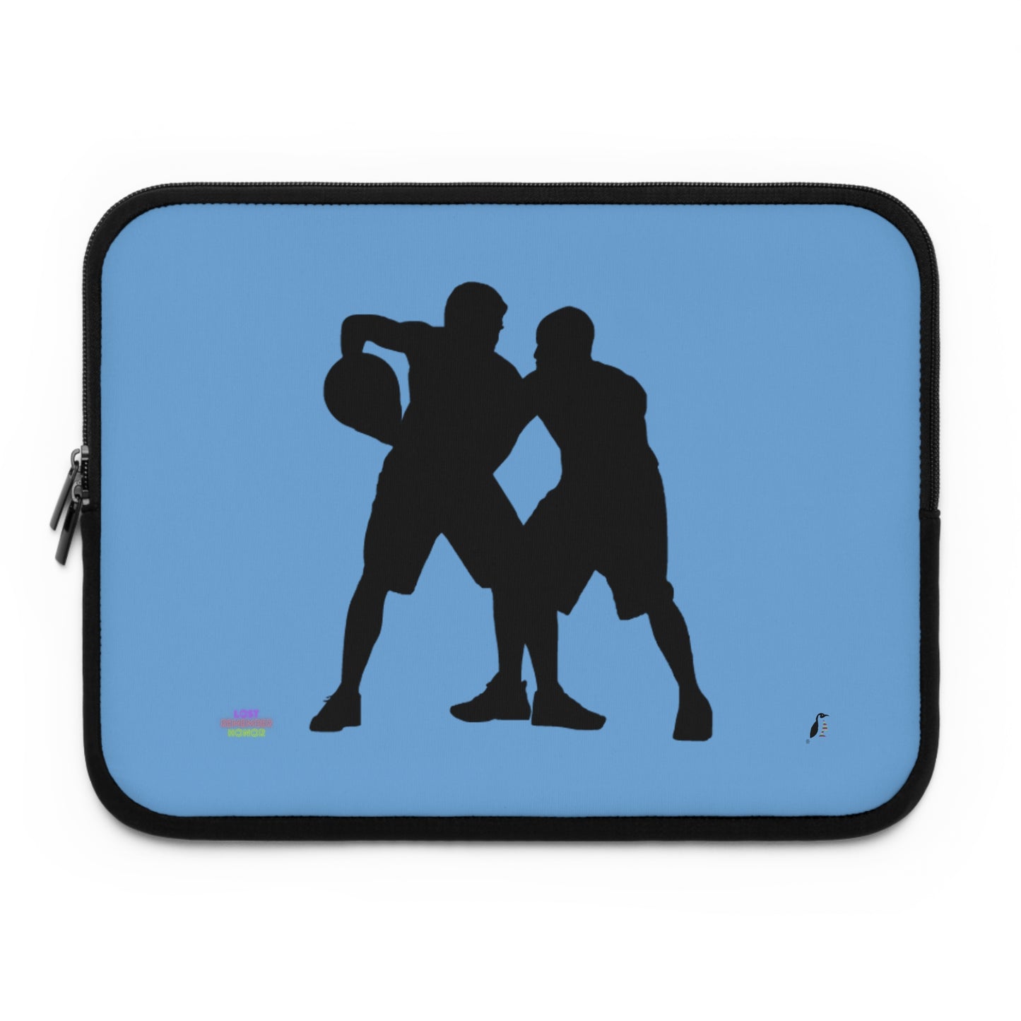 Laptop Sleeve: Basketball Lite Blue